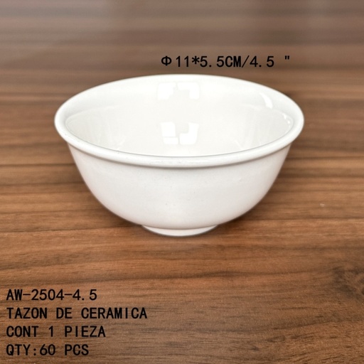 [AW-2504-4.5 [60 PZS/CAJA]] [AW-2504-4.5] TAZON DE CERAMICA