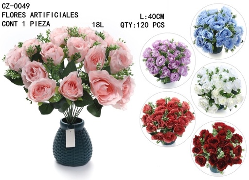 [CZ-0049 [120 PZS/CAJA]] [CZ-0049]FLORES ARTIFICIALES