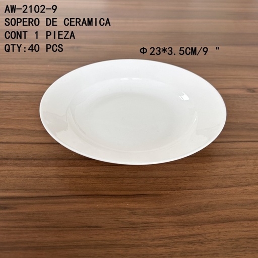 [AW-2102-9 [40 PZS/CAJA]] [AW-2102-9]SOPERO DE CERAMICA