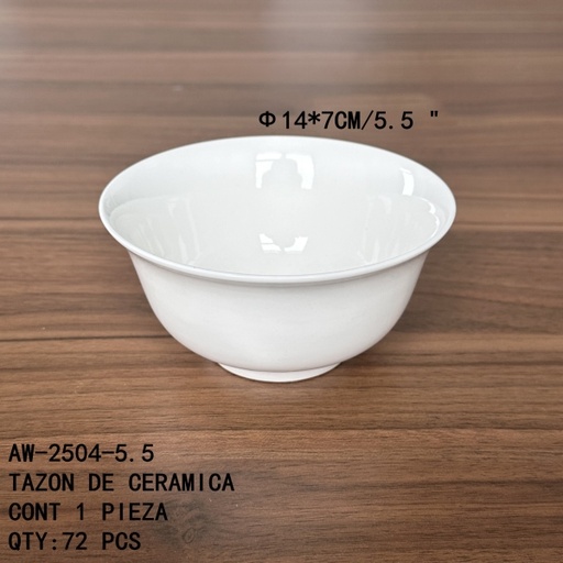 [AW-2504-5.5 [72 PZS/CAJA]] [AW-2504-5.5] TAZON DE CERAMICA