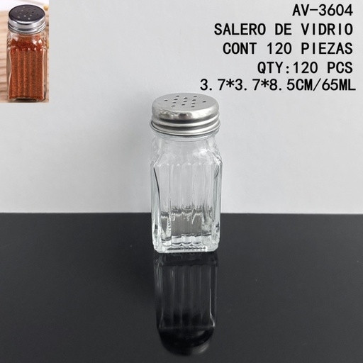 [AV-3604 [120 PZS/CAJA]] [AV-3604]SALERO DE VIDRIO