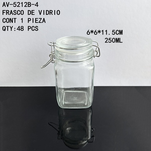[AV-5212B-4 [48 PZS/CAJA]] [AV-5212B-4]FRASCO DE VIDRIO