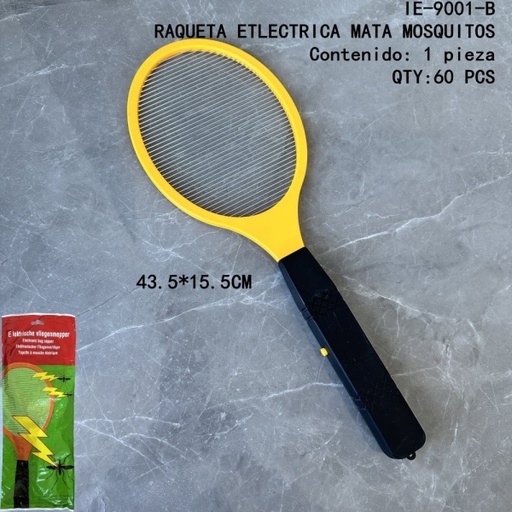 [IE-9001-B [60 PZS/CAJA]] [IE-9001-B]RAQUETA ETLECTRICA MATA MOSQUITOS