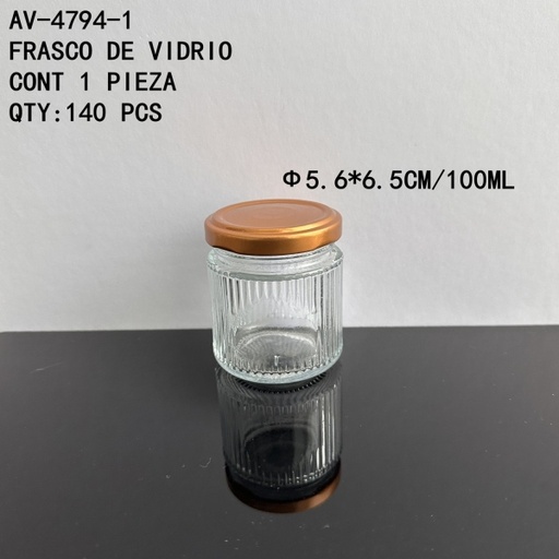 [AV-4794-1 [140 PZS/CAJA]] [AV-4794-1]FRASCO DE VIDRIO
