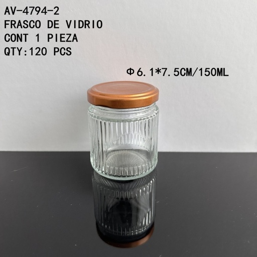 [AV-4794-2 [120 PZS/CAJA]] [AV-4794-2]FRASCO DE VIDRIO