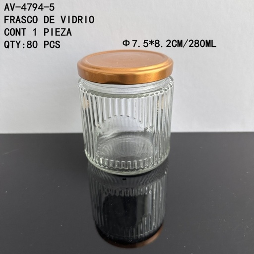 [AV-4794-5 [80 PZS/CAJA]] [AV-4794-5]FRASCO DE VIDRIO