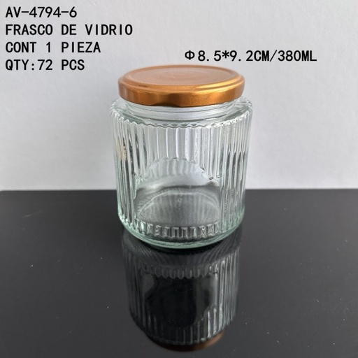 [AV-4794-6 [72 PZS/CAJA]] [AV-4794-6]FRASCO DE VIDRIO