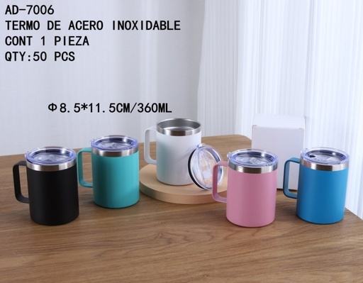 [AD-7006 [50 PZS/CAJA]] [AD-7006]TERMO DE ACERO INOXIDABLE