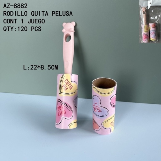 [AZ-8882 [120 PZS/CAJA]] [AZ-8882]RODILLO QUITA PELUSA