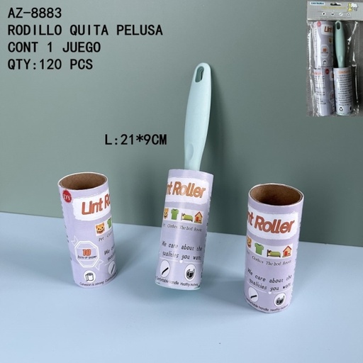 [AZ-8883 [120 PZS/CAJA]] [AZ-8883]RODILLO QUITA PELUSA