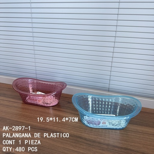 [AK-2897-1 [480 PZS/CAJA]] [AK-2897-1]PALANGANA DE PLASTICO