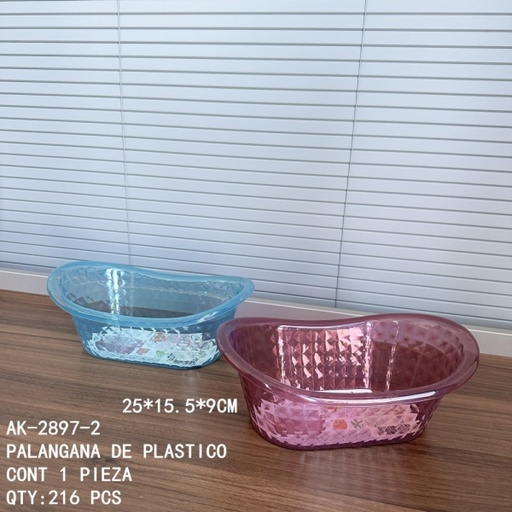[AK-2897-2 [216 PZS/CAJA]] [AK-2897-2]PALANGANA DE PLASTICO