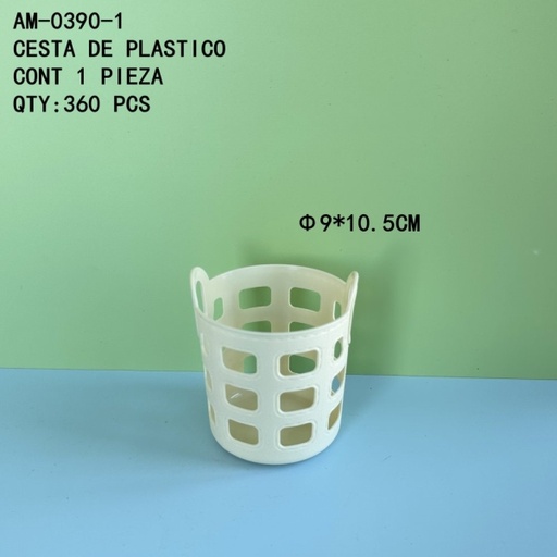 [AM-0390-1 [360 PZS/CAJA]] [AM-0390-1]CESTA DE PLASTICO