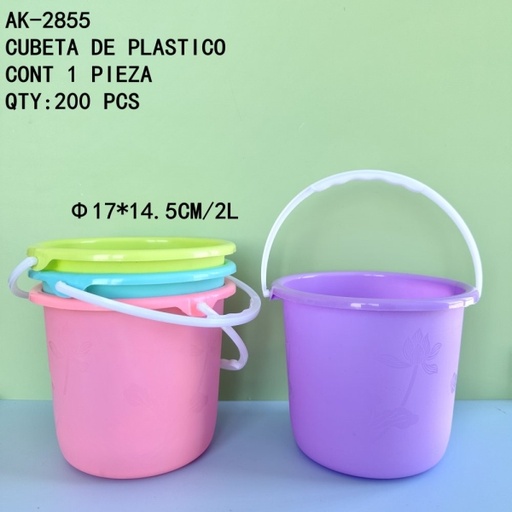 [AK-2855 [200 PZS/CAJA]] [AK-2855]CUBETA DE PLASTICO