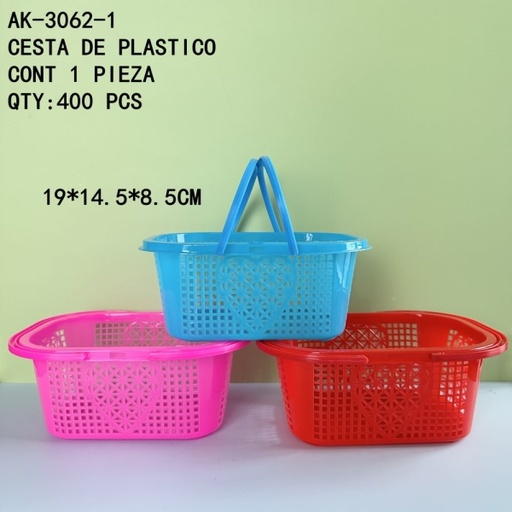 [AK-3062-1 [400 PZS/CAJA]] [AK-3062-1]CESTA DE PLASTICO