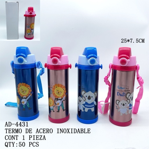 [AD-4431 [50 PZS/CAJA]] [AD-4431]TERMO DE ACERO INOXIDABLE