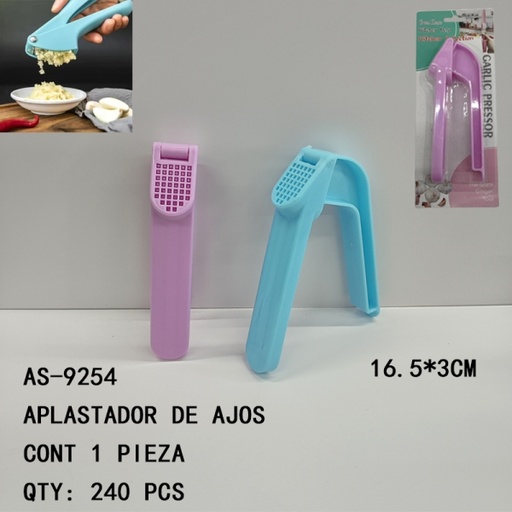 [AS-9254 [240 PZS/CAJA]] [AS-9254]APLASTADOR DE AJOS