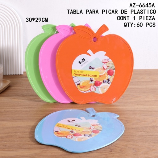 [AZ-6645A [60 PZS/CAJA]] [AZ-6645A]TABLA PARA PICAR DE PLASTICO