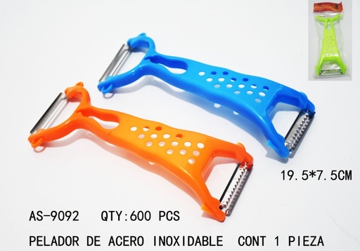 [AS-9092 [600 PZS/CAJA]] [AS-9092]PELADOR DE ACERO INOXIDABLE