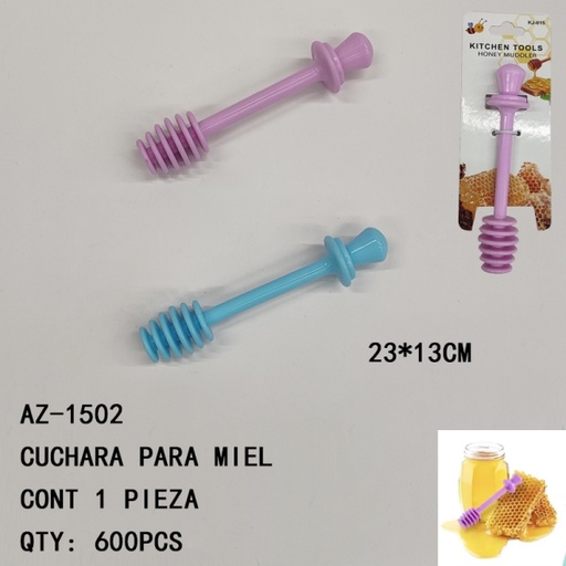 [AZ-1502 [600 PZS/CAJA]] [AZ-1502]CUCHARA PARA MIEL