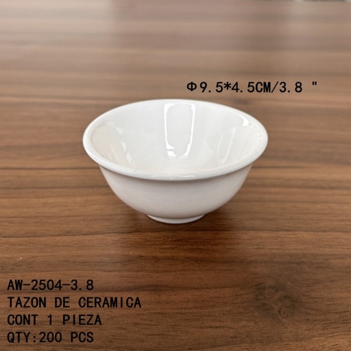 [AW-2504-3.8 [200 PZS/CAJA]] [AW-2504-3.8] TAZON DE CERAMICA