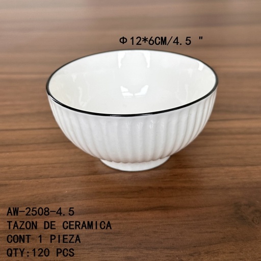 [AW-2508-4.5 [120 PZS/CAJA]] [AW-2508-4.5] TAZON DE CERAMICA