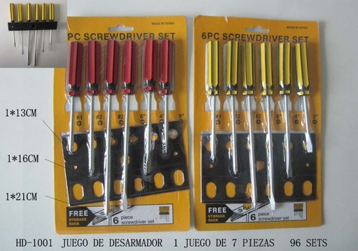 [HD-1001 [96 PZS/CAJA]] [HD-1001]JUEGO DE DESARMADOR