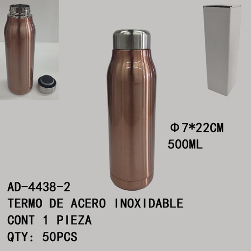 [AD-4438-2 [50 PZS/CAJA]] [AD-4438-2]TERMO DE ACERO INOXIDABLE