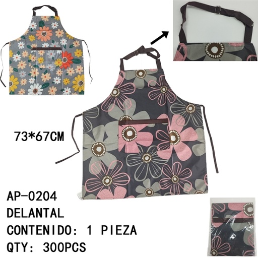 [AP-0204 [300 PZS/CAJA]] [AP-0204]DELANTAL