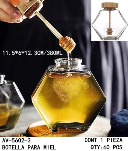 [AV-5602-3 [60 PZS/CAJA]] [AV-5602-3]BOTELLA PARA MIEL