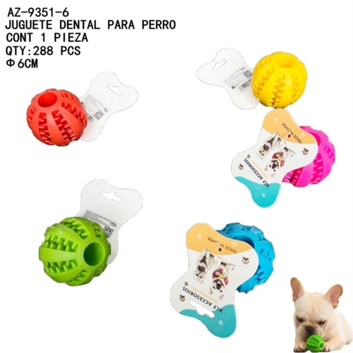 [AZ-9351-6 [288 PZS/CAJA]] [AZ-9351-6]JUGUETE DENTAL PARA PERRO