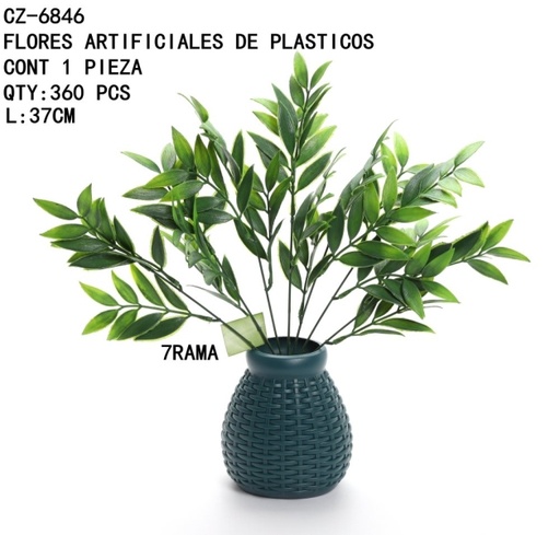 [CZ-6846 [360 PZS/CAJA]] [CZ-6846]FLORES ARTIFICIALES DE PLASTICOS