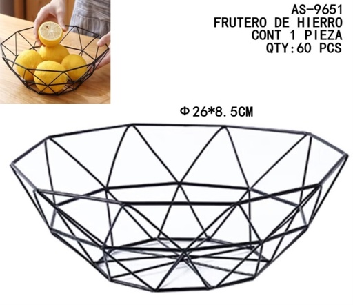 [AS-9651 [60 PZS/CAJA]] [AS-9651]FRUTERO DE HIERRO