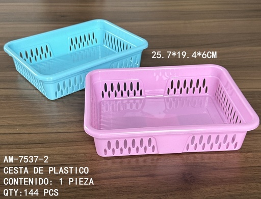 [AM-7537-2 [144 PZS/CAJA]] [AM-7537-2]CESTO DE PLASTICO