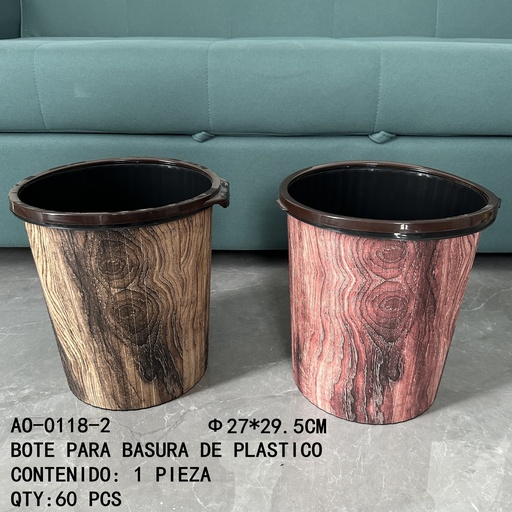 [AO-0118-2 [60 PZS/CAJA]] [AO-0118-2]BOTE PARA BASURA DE PLASTICO