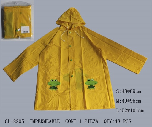 [CL-2205 [48 PZS/CAJA]] [CL-2205]IMPERMEABLE