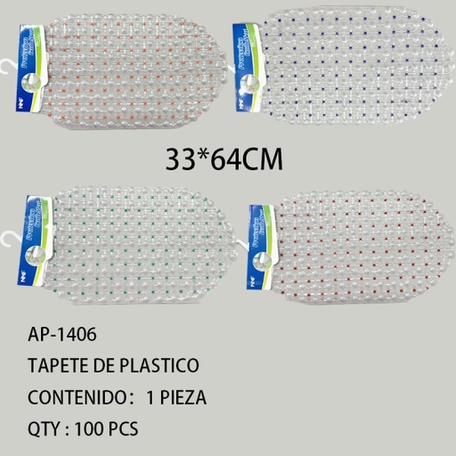 [AP-1406 [100 PZS/CAJA]] [AP-1406]TAPETE DE PLASTICO