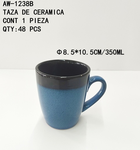 [AW-1238B [48 PZS/CAJA]] [AW-1238B]TAZA DE CERAMICA