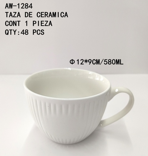 [AW-1284 [48 PZS/CAJA]] [AW-1284]TAZA DE CERAMICA