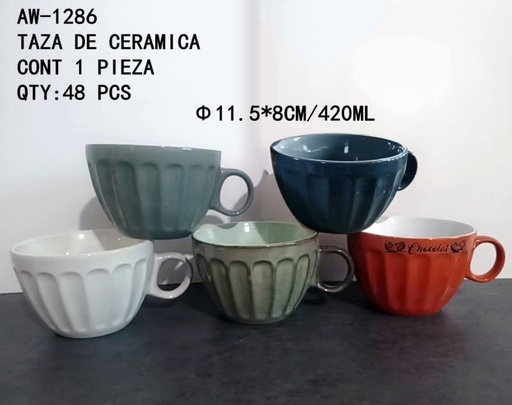 [AW-1286 [48 PZS/CAJA]] [AW-1286]TAZA DE CERAMICA