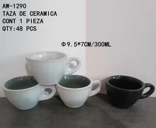 [AW-1290 [48 PZS/CAJA]] [AW-1290]TAZA DE CERAMICA