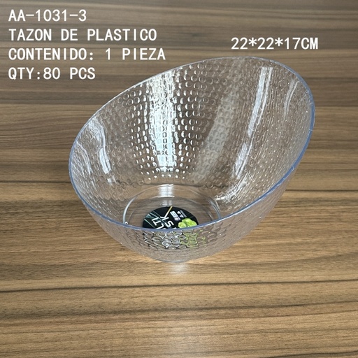 [AA-1031-3 [80 PZS/CAJA]] [AA-1031-3] TAZON DE PLASTICO
