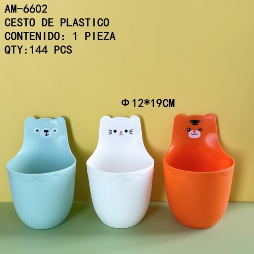 [AM-6602 [144 PZS/CAJA]] [AM-6602]CESTO DE PLASTICO