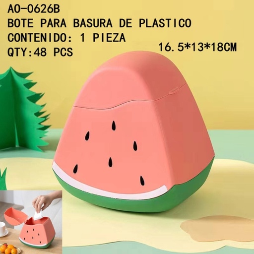[AO-0626B [48 PZS/CAJA]] [AO-0626B]BOTE PARA BASURA DE PLASTICO