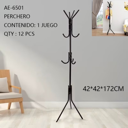 [AE-6501 [12 PZS/CAJA]] [AE-6501]PERCHERO