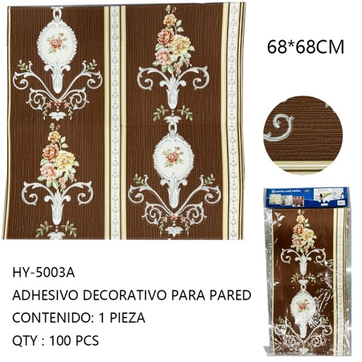 [HY-5003A [100 PZS/CAJA]] [HY-5003A]ADHESIVO DECORATIVO PARA PARED