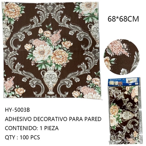 [HY-5003B [100 PZS/CAJA]] [HY-5003B]ADHESIVO DECORATIVO PARA PARED