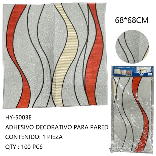 [HY-5003E [100 PZS/CAJA]] [HY-5003E]ADHESIVO DECORATIVO PARA PARED