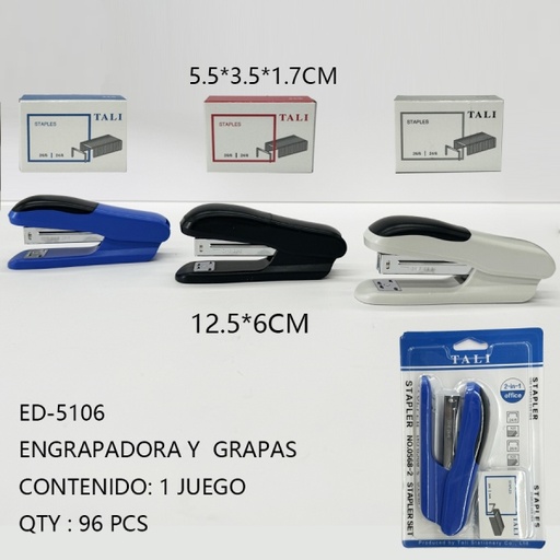 [ED-5106 [96 PZS/CAJA]] [ED-5106]ENGRAPADORA Y  GRAPAS