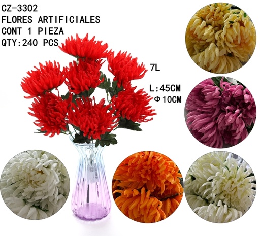 [CZ-3302 [240 PZS/CAJA]] [CZ-3302]FLORES ARTIFICIALES